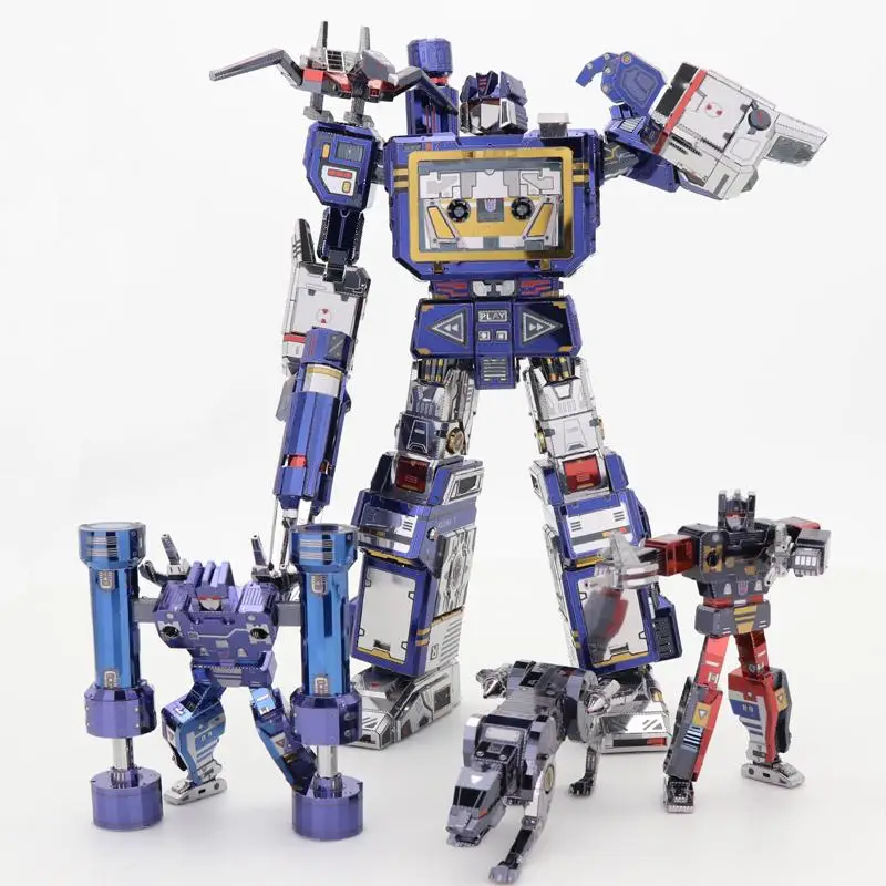 MU кассета лента Laserbeak Ravage Frenzy Rumble 3D металлические наборы DIY сборный пазл Лазерная