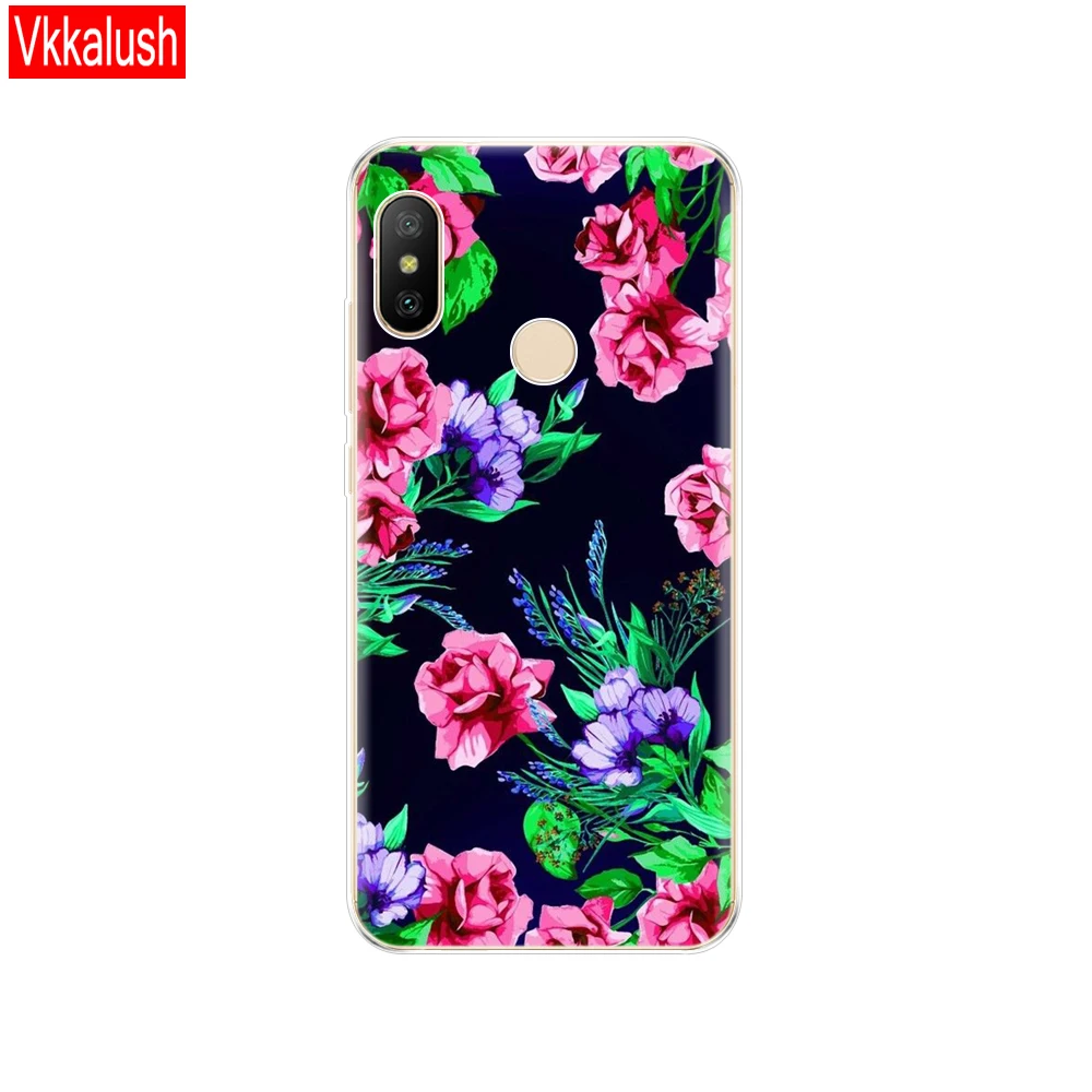80094 Силиконовый чехол для телефона для Xiaomi mi A2 LITE, чехол с полной защитой, мягкая задняя крышка из ТПУ, чехол для телефона для Xio mi A2 LITE, бампер, чехол - Цвет: 80094