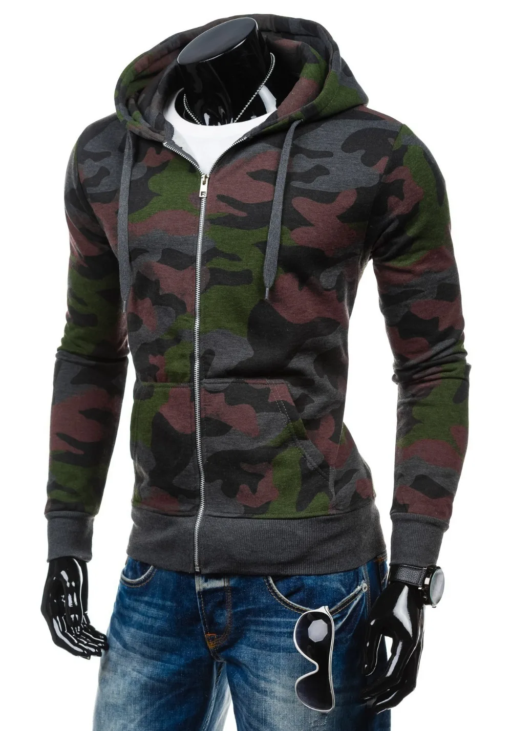 

Fashion Brand Camouflage Print Sportswear Hoodies Men's Long Sleeved Sweatshirt Male Hooded Good Hoodies Pullover Hoody Clothing