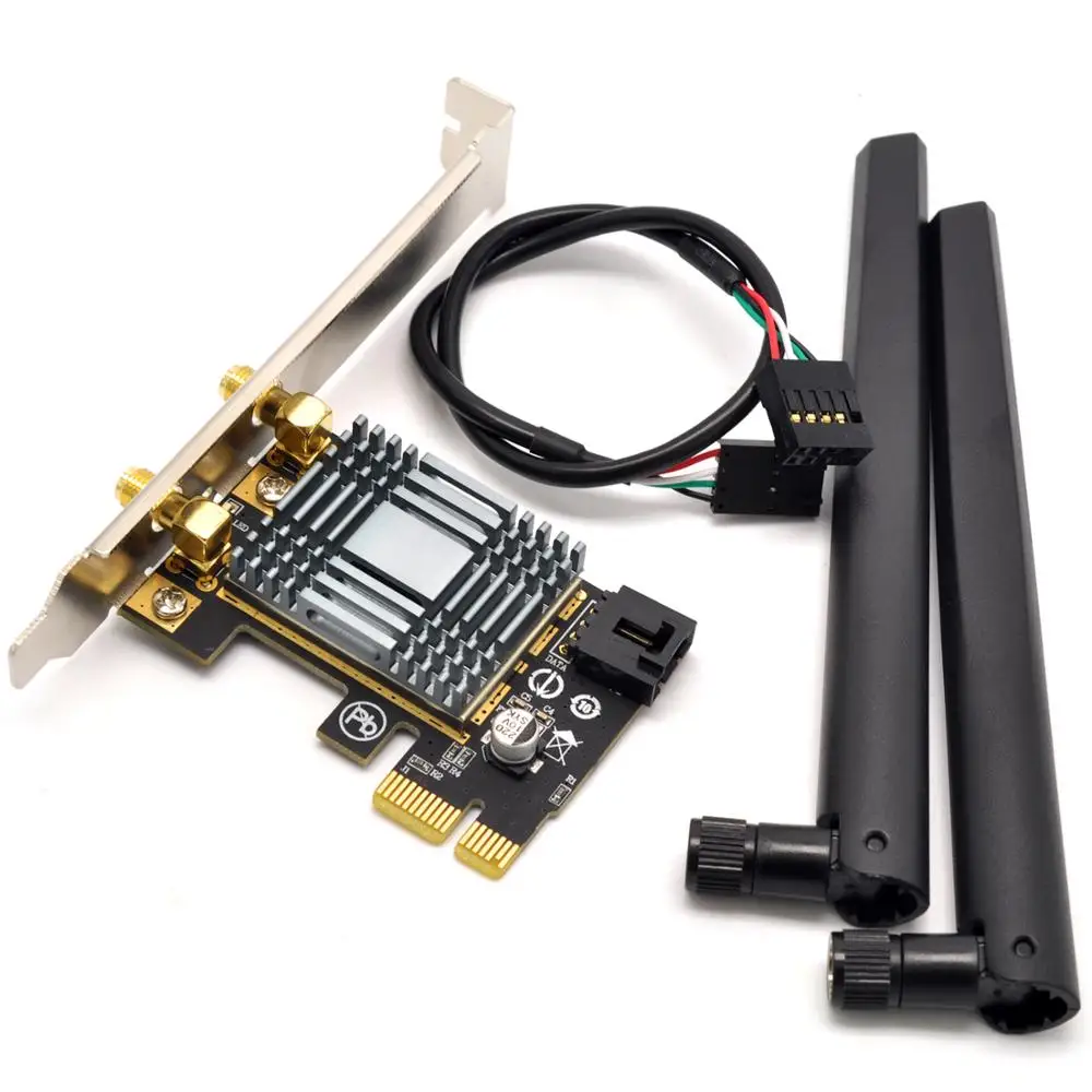 Wi-Fi-адаптер Atheros AR5B22 300 Мбит/с PCI-E Bluetooth 4 0 + 2x5 дБи | Компьютеры и офис