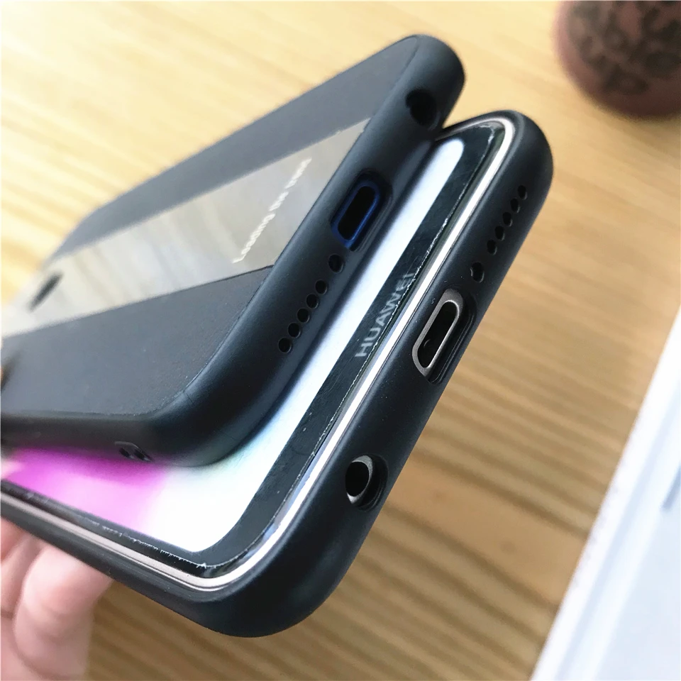 Чехол для huawei Nova 4 3 3i 2 S армированный чехол из силикона + чехол-накладка