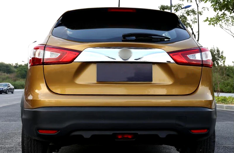 Высокое качество для Nissan Qashqai J11 2014 2016 АБС хромированная Задняя Крышка багажника