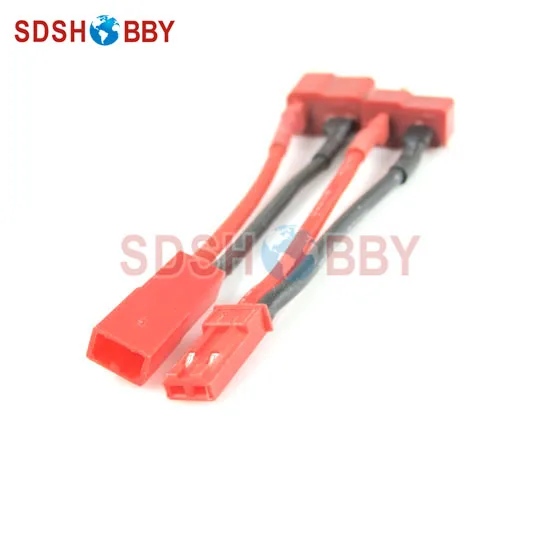 Штекер JST + T штекер A B с силиконовым кабелем 18awg L60 мм|t plug|jst plugsilicone cable |