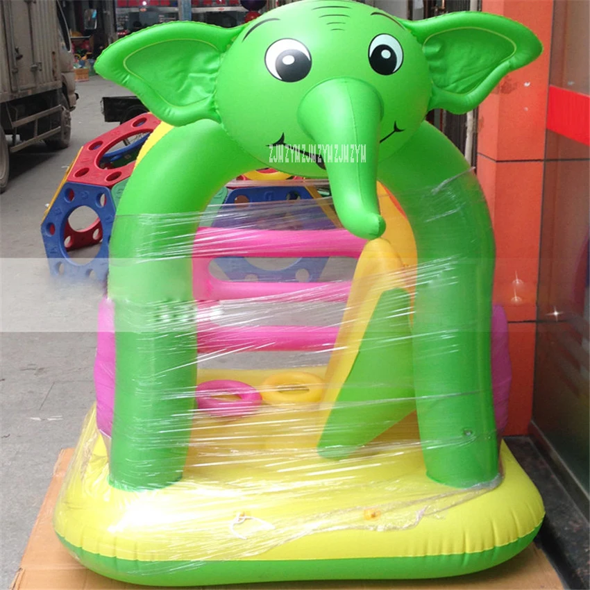 Детский надувной батут домашний с раздвижной доской детский искусственным