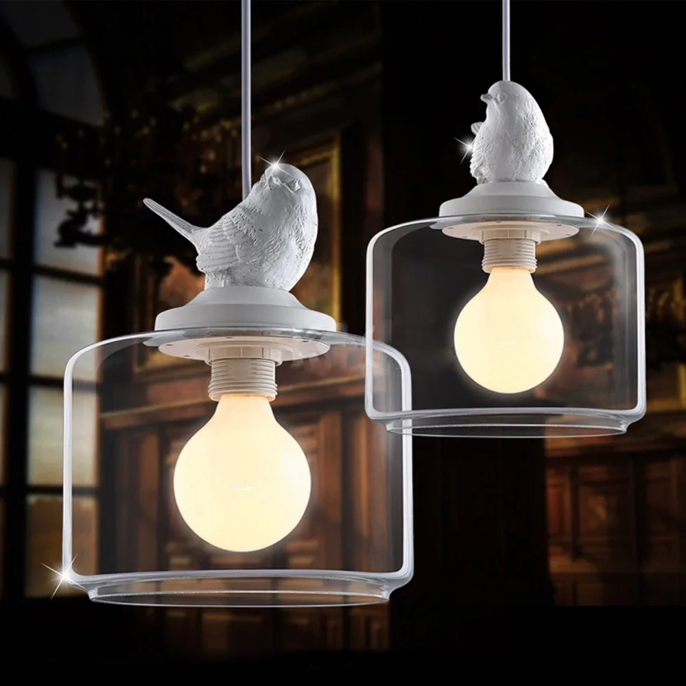 3 головки/комплект подвесной светильник в виде маленькой птицы|bird pendant light|pendant