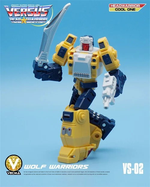 Трансформация головных уборов mft VS-02 VS02 Weirdwolf Cupola CHROMEDOME фигурка игрушки - Цвет: with retail box