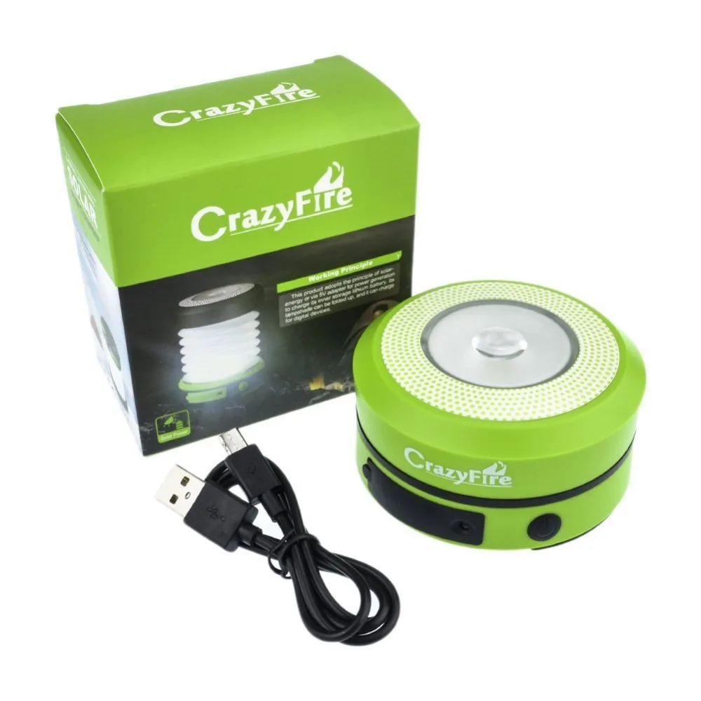 Портативный светодиодный светильник на солнечной батарее фонарь для кемпинга с