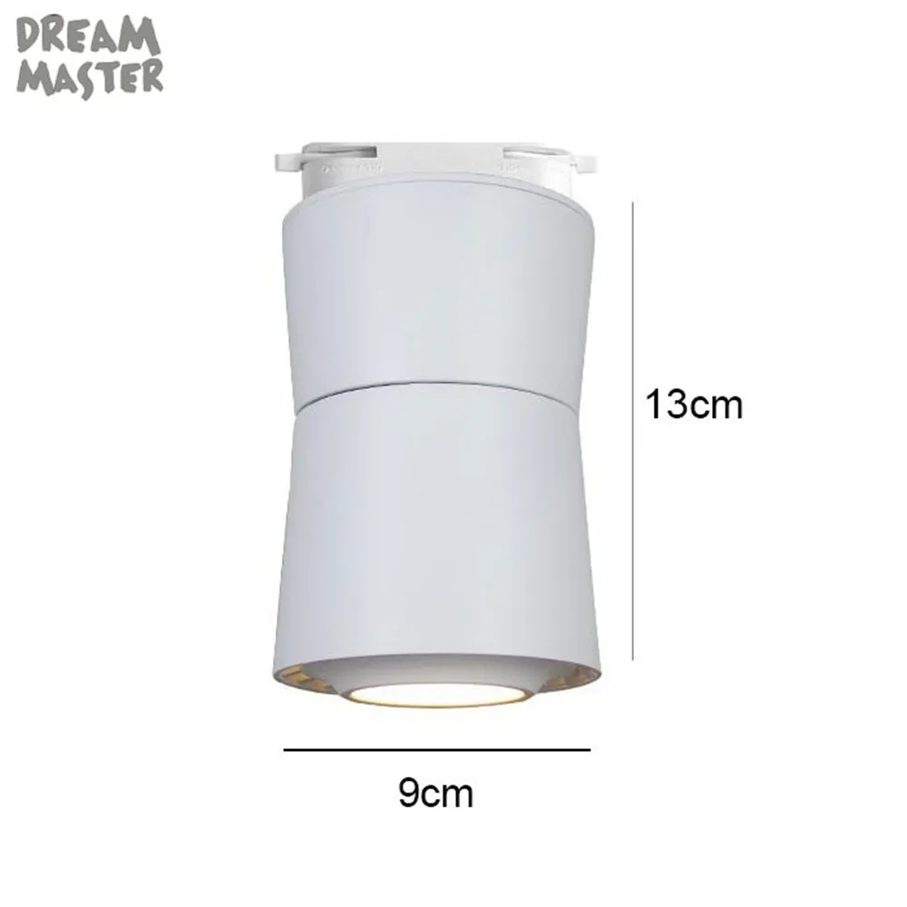 Художественный дизайн светодиодный рельсовый светильник COB 3 Вт 5 7 12 15 прожектор