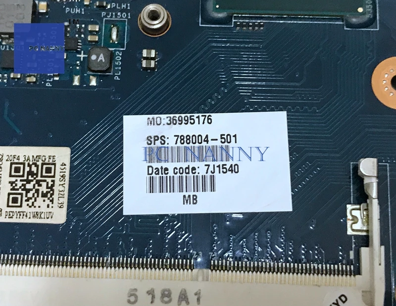 Материнская плата PCNANNY 788004-501 ZS040 LA-A995P для hp 240 g3 14-r n2840 DDR3L Intel HD Graphics материнская