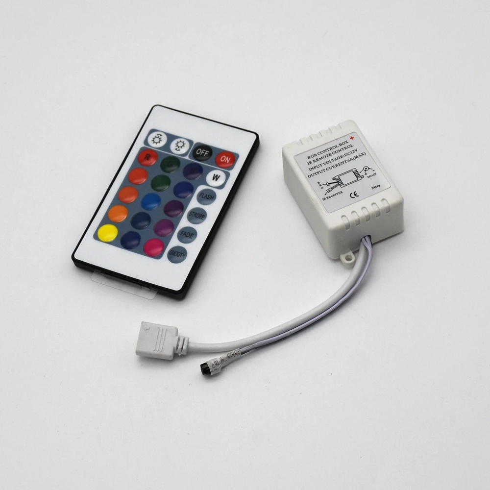 RGB контроллер светодиодной ленты DC12V 24key IR пульт дистанционного управления для SMD