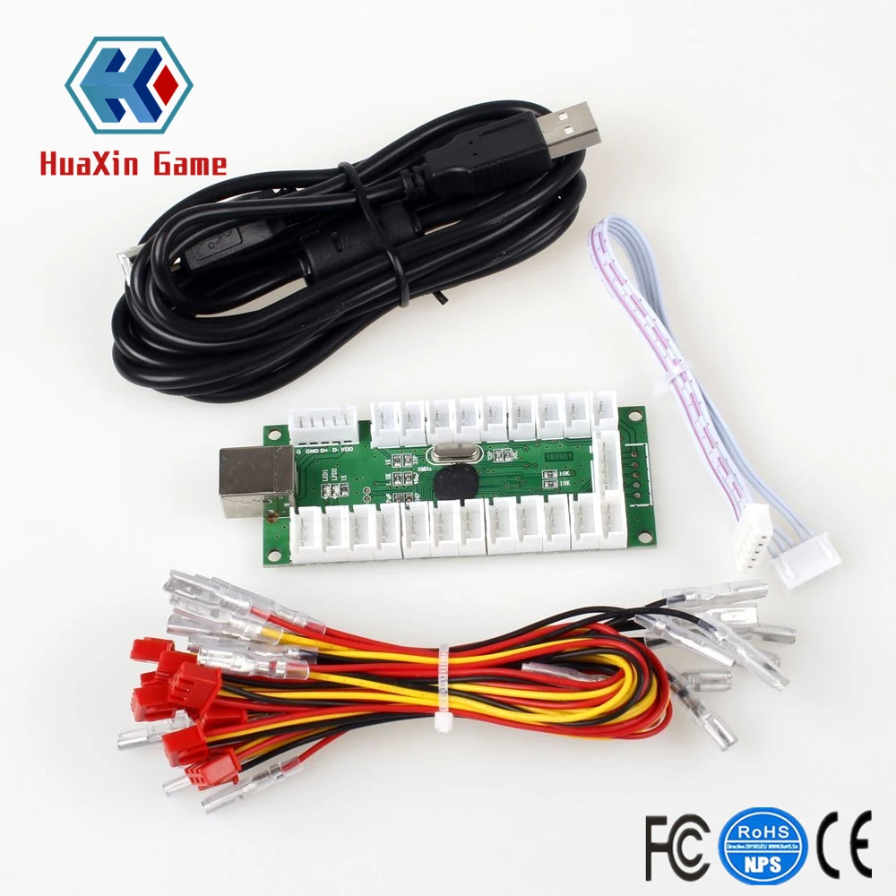 2 игрока LED аркадная игра DIY Kit USB энкодер + ДЖОЙСТИК (4/8 способ) светодиодная кнопка