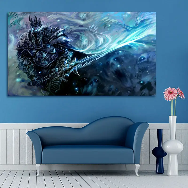 

DIY oil paintings LOL Arthas Menethil digital paint by numbers diy digital painting