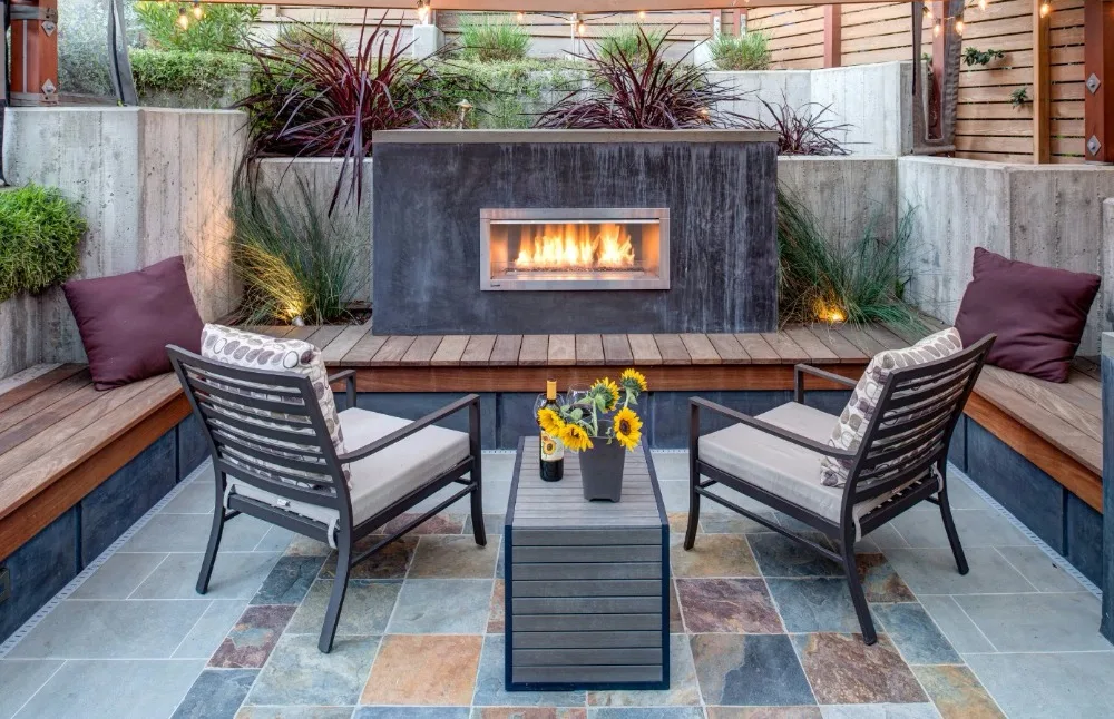 

On sale bio ethanol fireplace with smart control CE certificated 30''