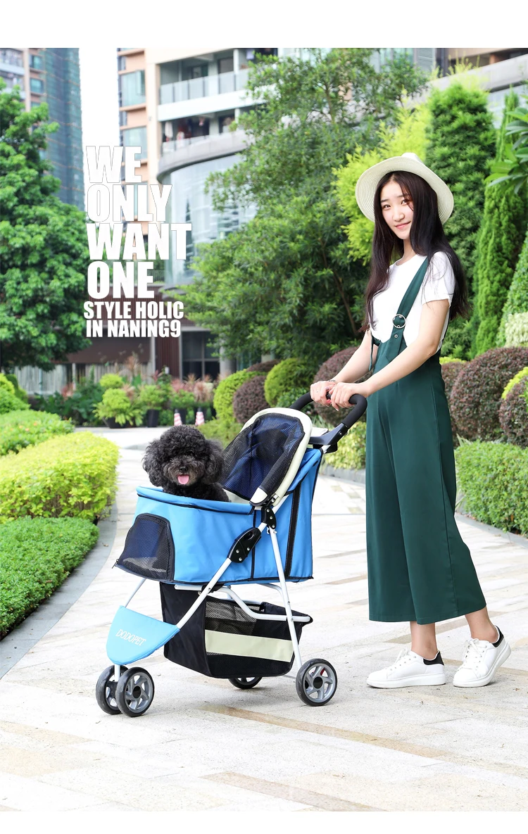 Складная детская коляска из ткани Оксфорд высокого качества 600D|pet stroller|pet cartstroller