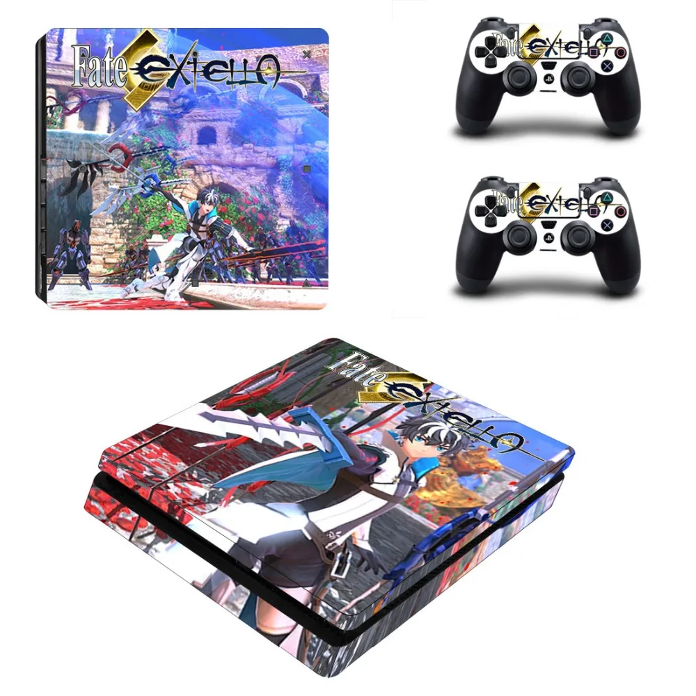 Стикеры s для Playstation 4 тонкий PS4 Slim консоли крышка Fate Extella ссылка виниловые наклейки