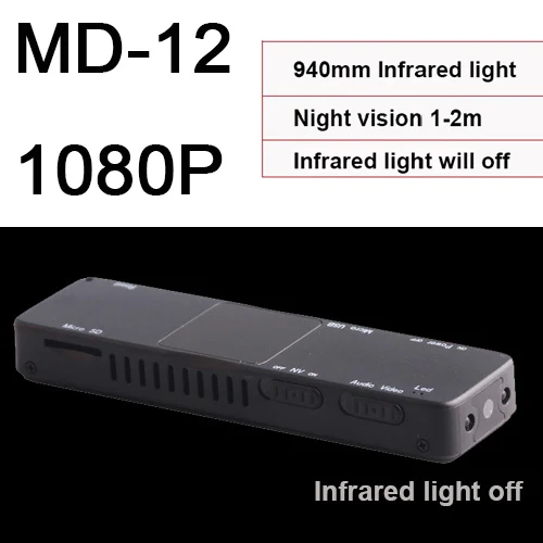 Only Camera Компактная мини-камера 1080 P инфракрасная лампа ночного видения Видеокамера Запись DVR DV Аудио Видео Запись микро PK SQ11 SQ12 - Цвет: Only Camera