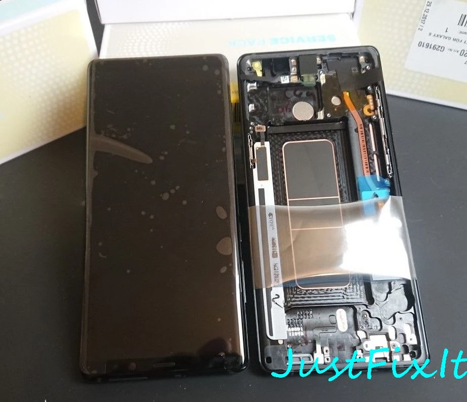 Для samsung galaxy Note 8 N950F N900D N900DS ЖК-дисплей кодирующий преобразователь сенсорного экрана в сборе с рамкой Super amoled