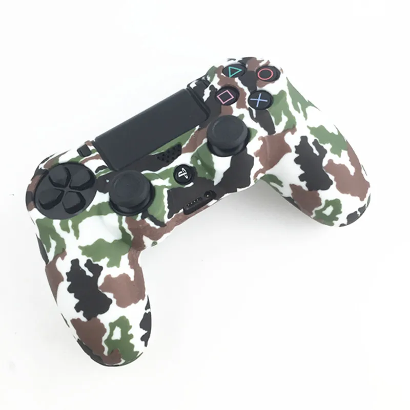 10 шт силиконовый защитный мягкий чехол для Playstation 4 PS4 контроллер PS4 Pro тонкий Камуфляж
