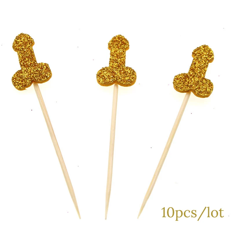 10pcs toper gold Девичник, вечерние, для игры в питье, подарок для девичника, в форме Вилли, Пластиковая чашка, рюмка, для невесты, для душа, вечерние принадлежности - Цвет: 10pcs toper gold