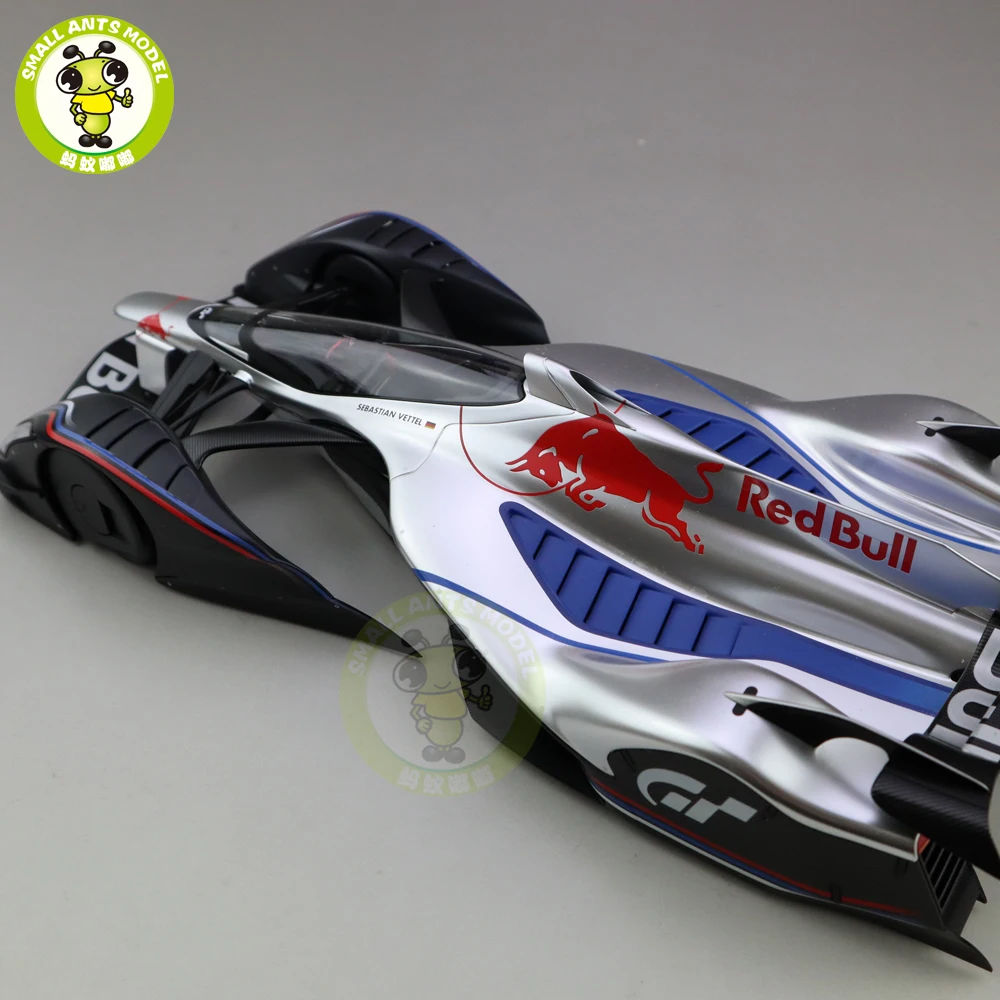 1/18 AUTOART 18117 RED BULL X2014 вентилятор автомобиля HYPER серебро Модель автомобиля игрушки детские подарки коллекция