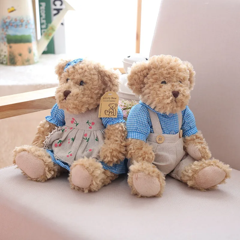 2 шт. пара плюшевых мишек 26 см|couple teddy bear|teddy beartoys kids |
