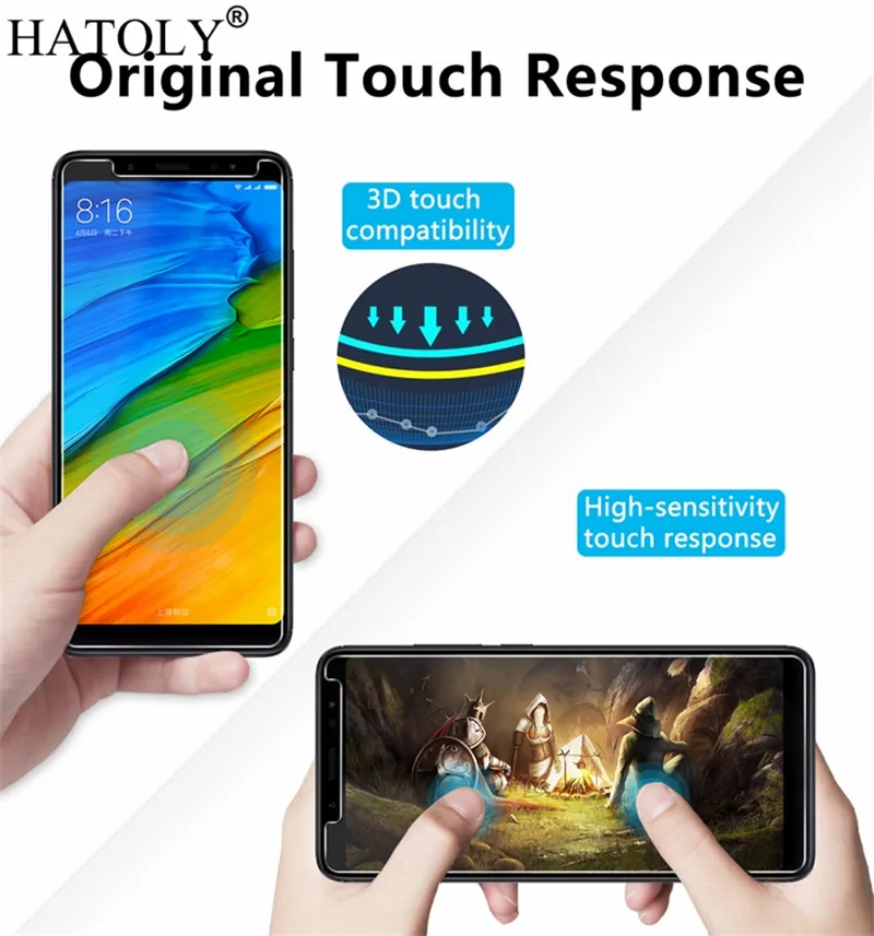 2 шт. закаленное стекло для Xiaomi Redmi Note 5 ультратонкая Защита экрана Pro пленка Prime