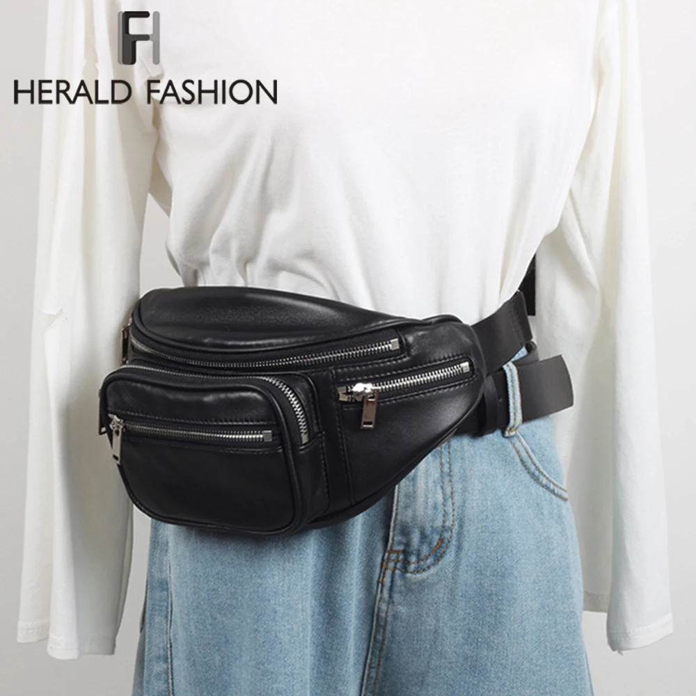 Многофункциональная поясная сумка Herald Fashion дорожная нагрудная сумочка из
