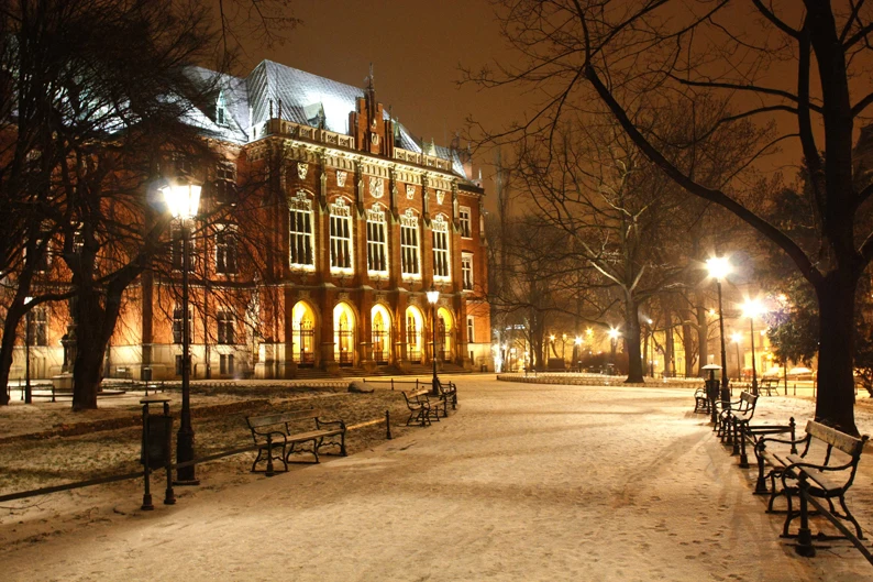 Снежный город стикер на стены с пейзажем людей жил спокойная жизнь в тихий