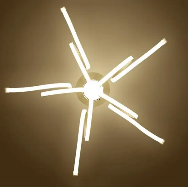 Светодиодные люстры для ресторана простые современные светильники гостиной с