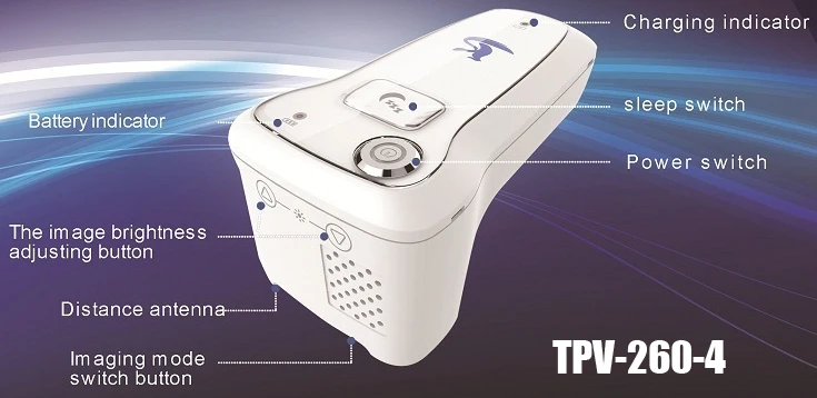 Самая дешевая цена, портативный обнаружитель вен TPV-260-4