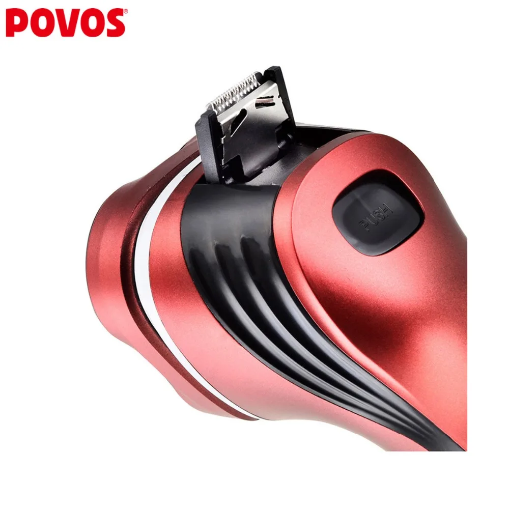 Горячая POVOS Прямая Продажа с фабрики Перезаряжаемые электробритва для острая