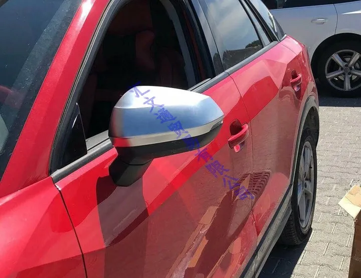 Для AUDI Q2 ABS хромированный зеркало на дверь Накладка заднего вида Кепки наложения литьевая гарнитура