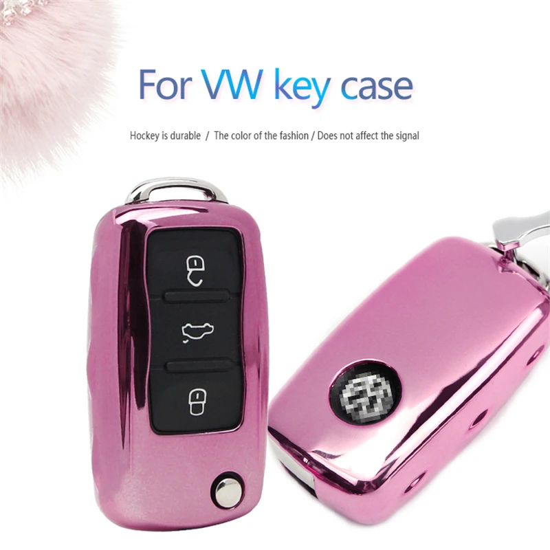 Мягкие TPU ключа автомобиля чехол для VW Polo Passat B5 B6 B7 B8 Golf 3 4 5 6 7 jetta Mk6 Жук T5 Tiguan Amarok