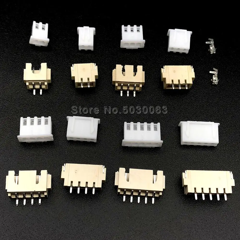 Комплекты XH 2 54 мм шаг 2/3/4/5/6/7/8/9/10p XH2.54 горизонтальный разъем SMD штекер гнездо