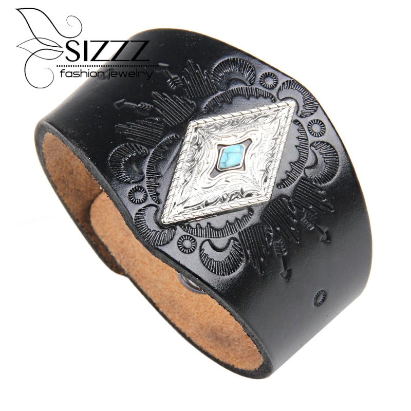 Браслет с геометрическим узором в стиле Ретро для женщин и мужчин размеры 24 см * 5 2