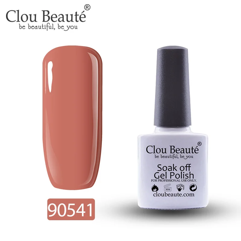 Clou Beaute УФ-гель для ногтей основа и верхнее покрытие лак для ногтей Набор для маникюра геллак Полупостоянный Гибридный праймер гель лак - Цвет: 90541