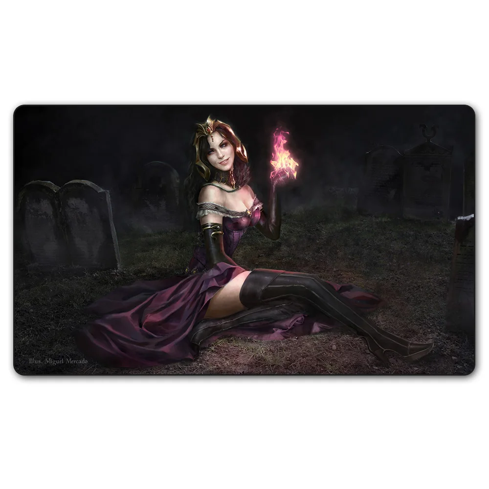 Много выбор Волшебные индивидуальные карточные игры Playmat MGT Elesh Norn, Grand Cenobite Playmat, настольные игры Ultra TablePad Pro с бесплатной сумкой - Цвет: Розовый