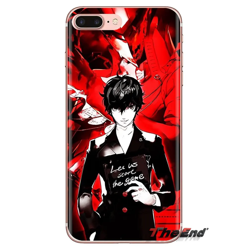 Persona 5 Soft Transparent Shell Covers For Xiaomi Mi4 Mi5 Mi5S Mi6 Mi A1 A2 5X 6X 8 9 Lite SE Pro Max Mix 2 3 2S |