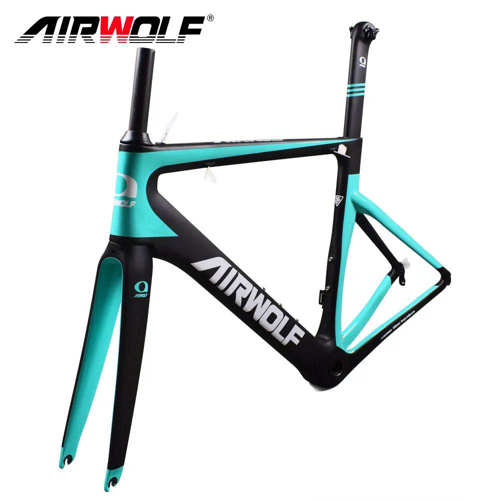 Airwolf карбоновая велосипедная рама BSA 3K Рама размер 48/51/54/56 см|carbon road frame|road framecarbon bike