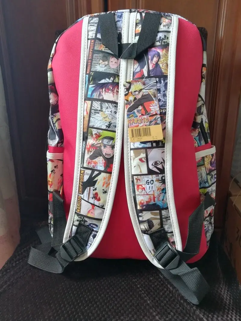 Аниме Наруто печать мультфильм Рюкзак Школьная Сумка студенческий рюкзак сумки