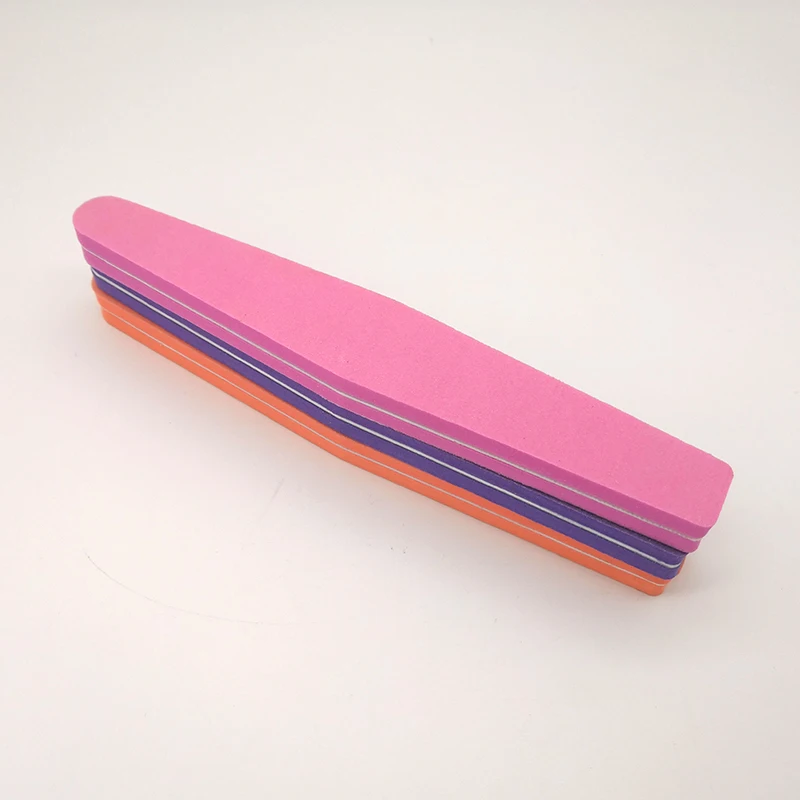 50 шт./лот пилки для ногтей буферные двухсторонние алмазные наждачные доски
