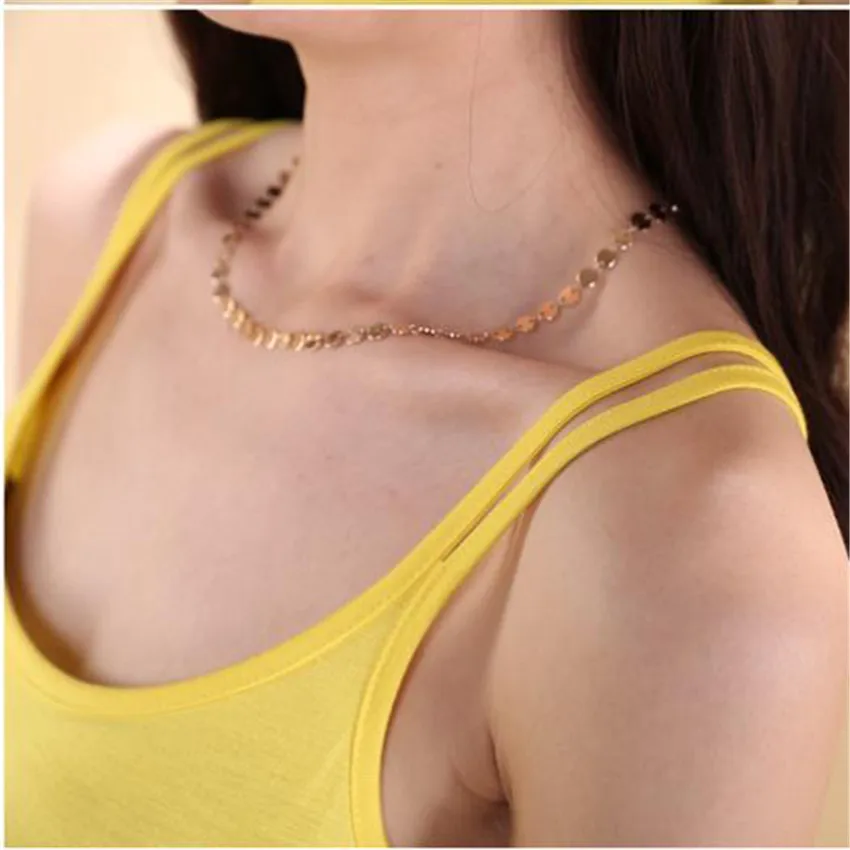 Женский жилет на базе WZ202 средней длины Длинный топ без рукавов футболка черный