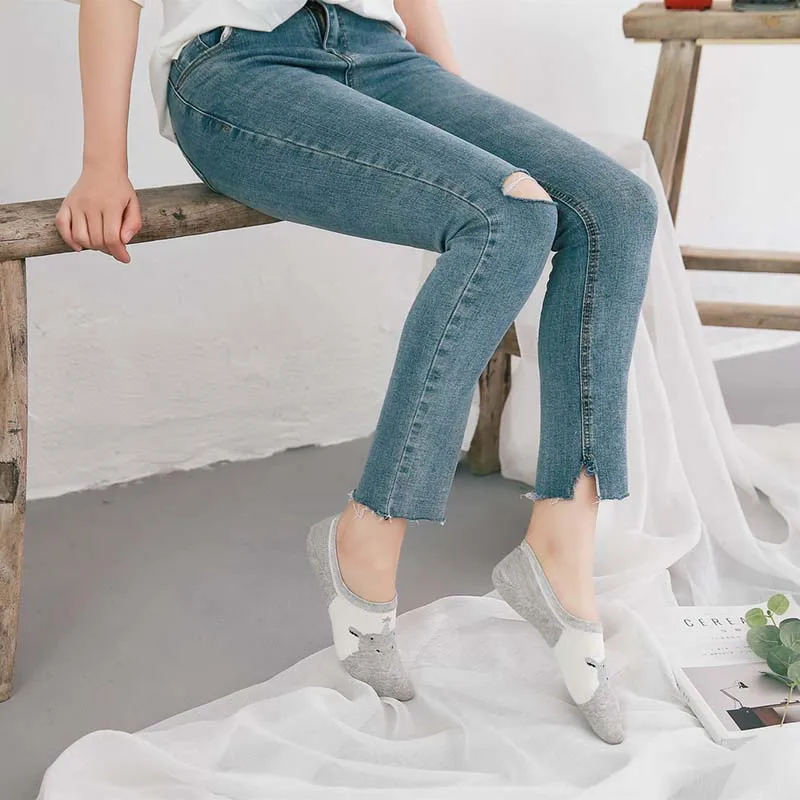 [COSPLACOOL] Модные забавные Женские носочки в стиле Харадзюку с низким вырезом