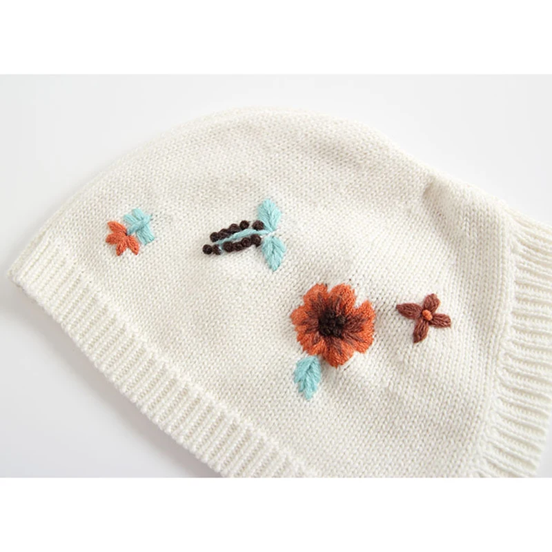 Детская трикотажная одежда комбинезон для новорожденных девочек с вышивкой и