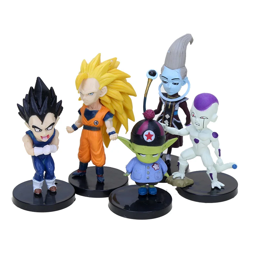 Экшн фигурки Dragon Ball Z Super Saiyan Son Goku Vegeta Buu Freeza Beerus ПВХ Игрушечная модель в сумке 20