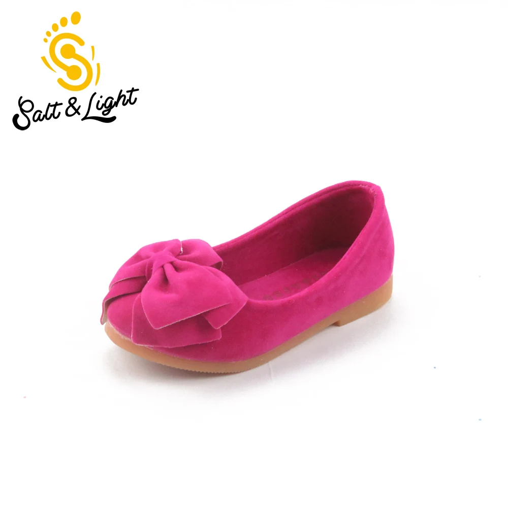 Лидер продаж 2016 весенне-Осенняя детская прекрасная обувь принцессы однотонная с