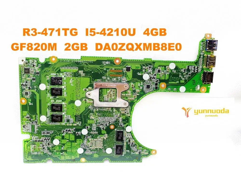 Оригинальный Для ACER R3-471TG Материнская плата ноутбука I5-4210U 4 Гб GF820M 2 DA0ZQXMB8E0