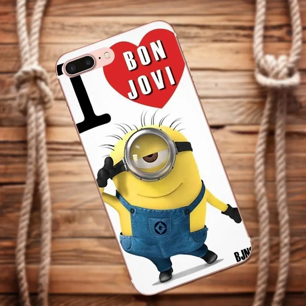 Vvcqod мягкий симпатичный из ТПУ кожи для iPhone X 4 4S 5 5C 5S SE 6 6S 7 8 Plus Moto G G2 G3 Red Heart Jon Bon