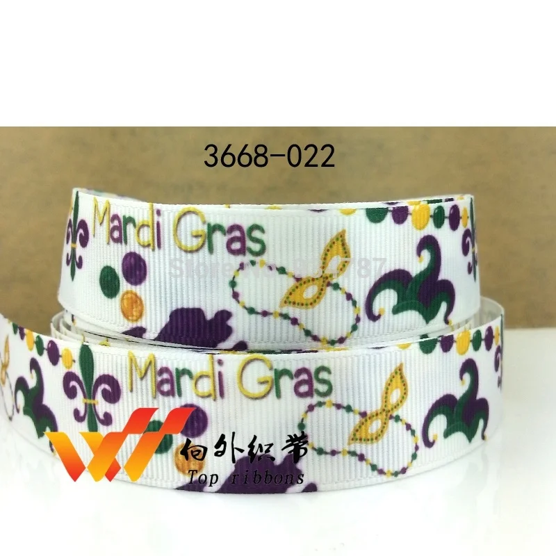 3668 50 ярдов в Размер напечатанный grosgrain ленты 18255 - Цвет: 3668