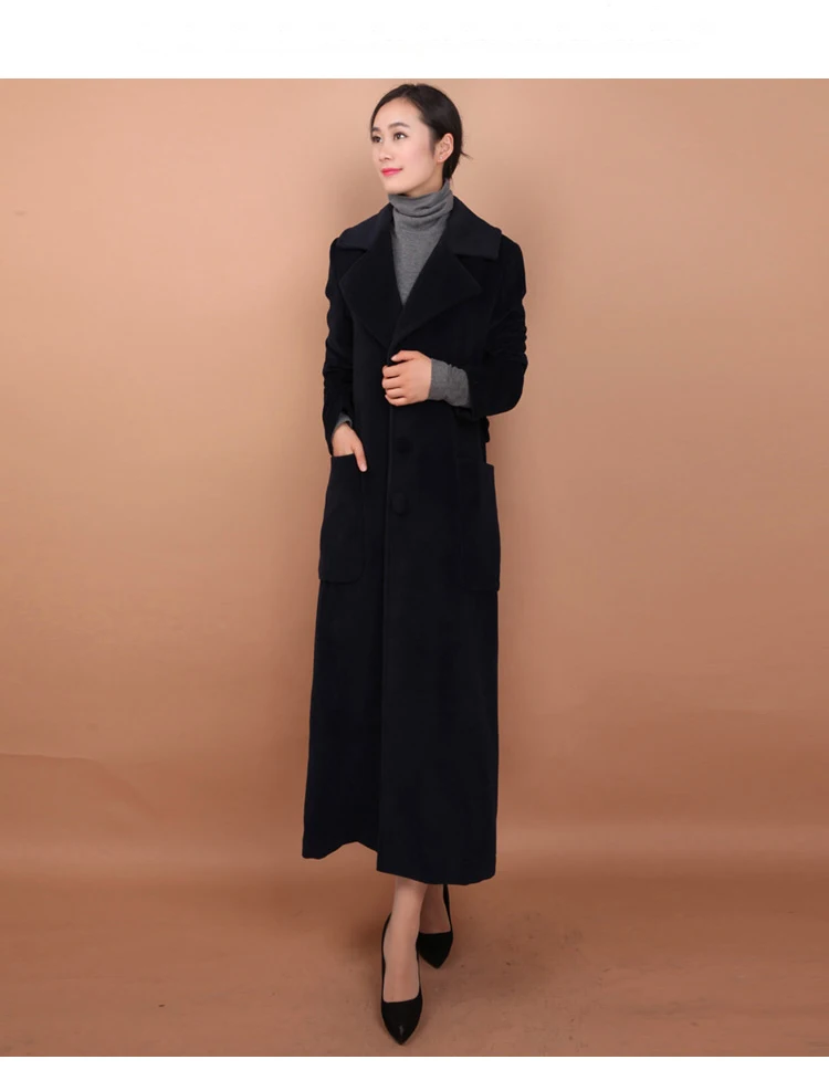 Женская Длинная шерстяная куртка тонкая темпераментная 2020|wool coat|woolen jacketcoats coats |